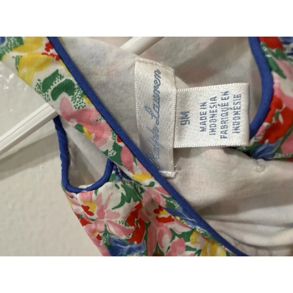 Polo Ralph‎ Lauren Floral Sleeveless Dress Size 9M Designer Baby Dress